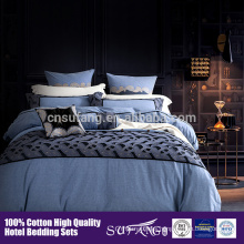 Hotel Bedding Queen Size Embroidery Design Bed Set